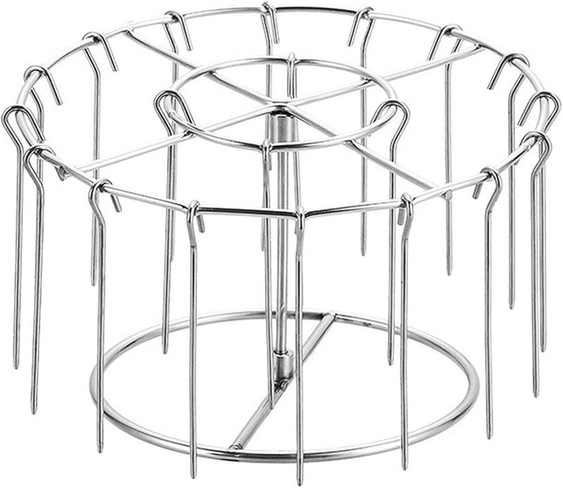 12 Pins Oven Grill Stand Rustproof Non Slip Base For Safe Cooking And Easy Storage - Image 5